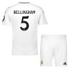 Original Trikotsatz Real Madrid Bellingham 5 Heimtrikot 2024-25 Für Kinder